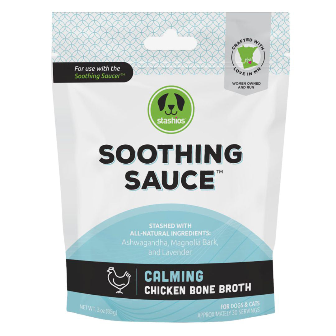 Stashios Soothing Sauce Bulk Calming Chicken 3oz. 3 packs