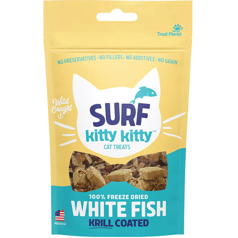 Etta Says! Kitty Kitty 100% Freeze Dried Cat Treat White Fish w/Krill 1ea/0.6 oz