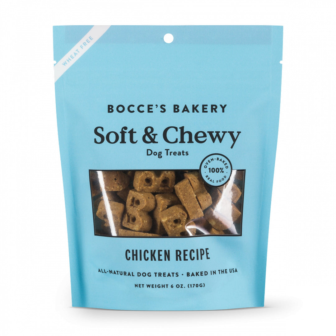 Bocces Bakery Dog Soft and Chewy Chicken 6Oz.