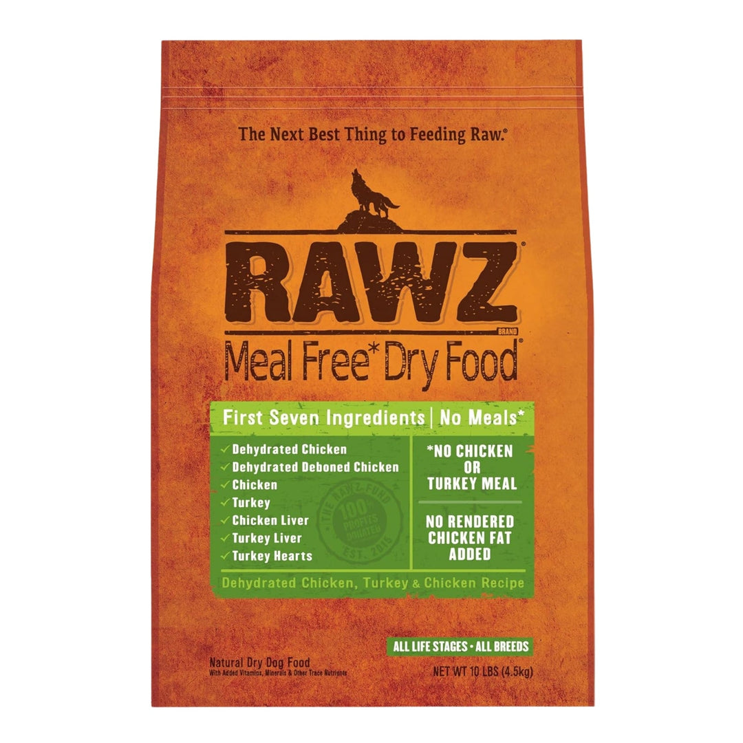 Rawz Dog Chicken Turkey 10Lb Meal Free