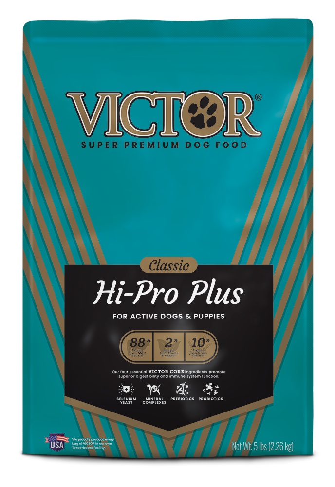 Victor Super Premium Dog Food Classic Hi-Pro Plus Dry Dog Food Beef 5lb