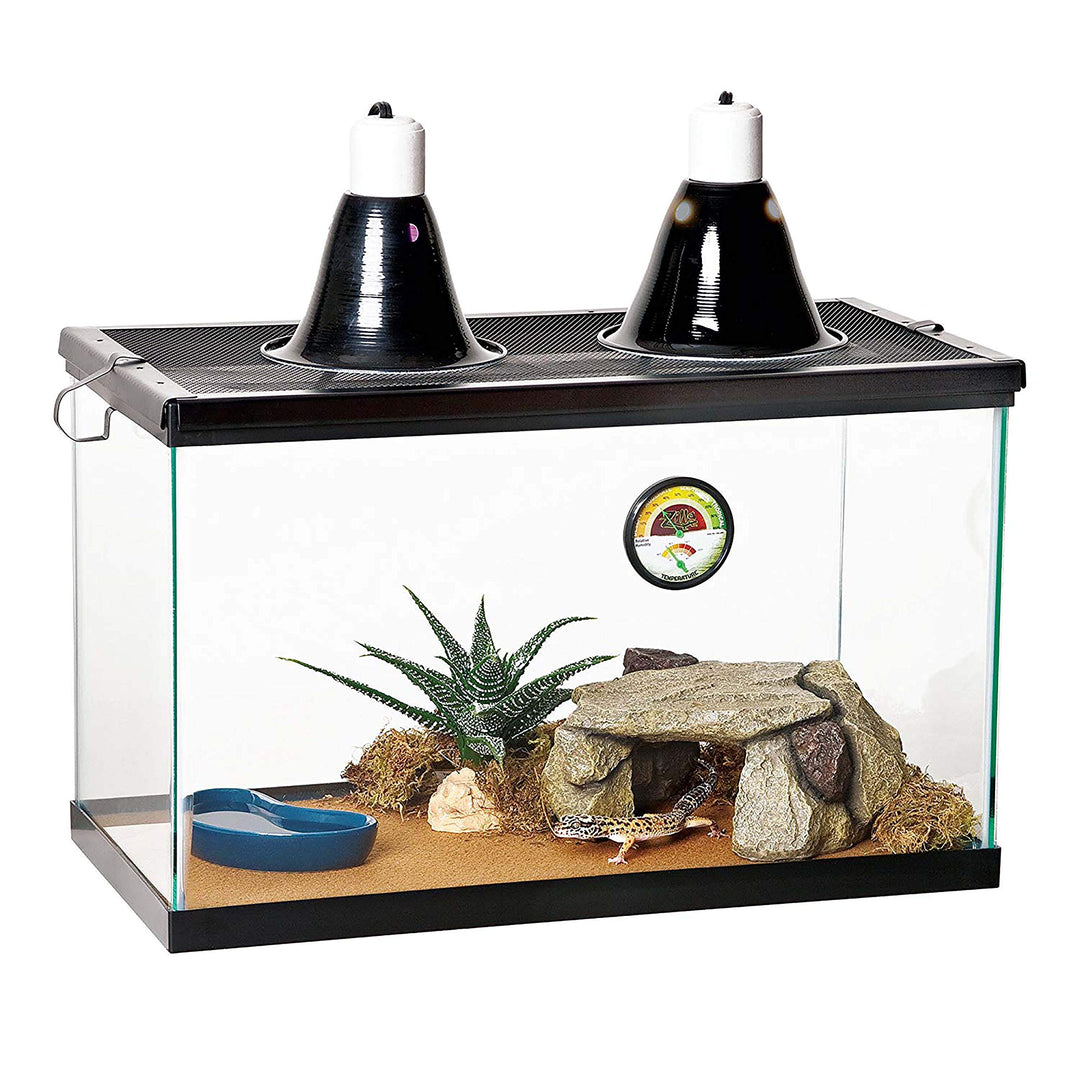 Zilla 10 Gallon Reptile Starter Habitat Kit, Leopard Gecko Tank