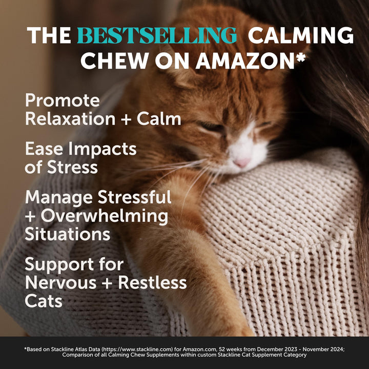 Pet Honesty Cat Calming Treats Alternative, Vet Backed Chews, Chicken 300ct