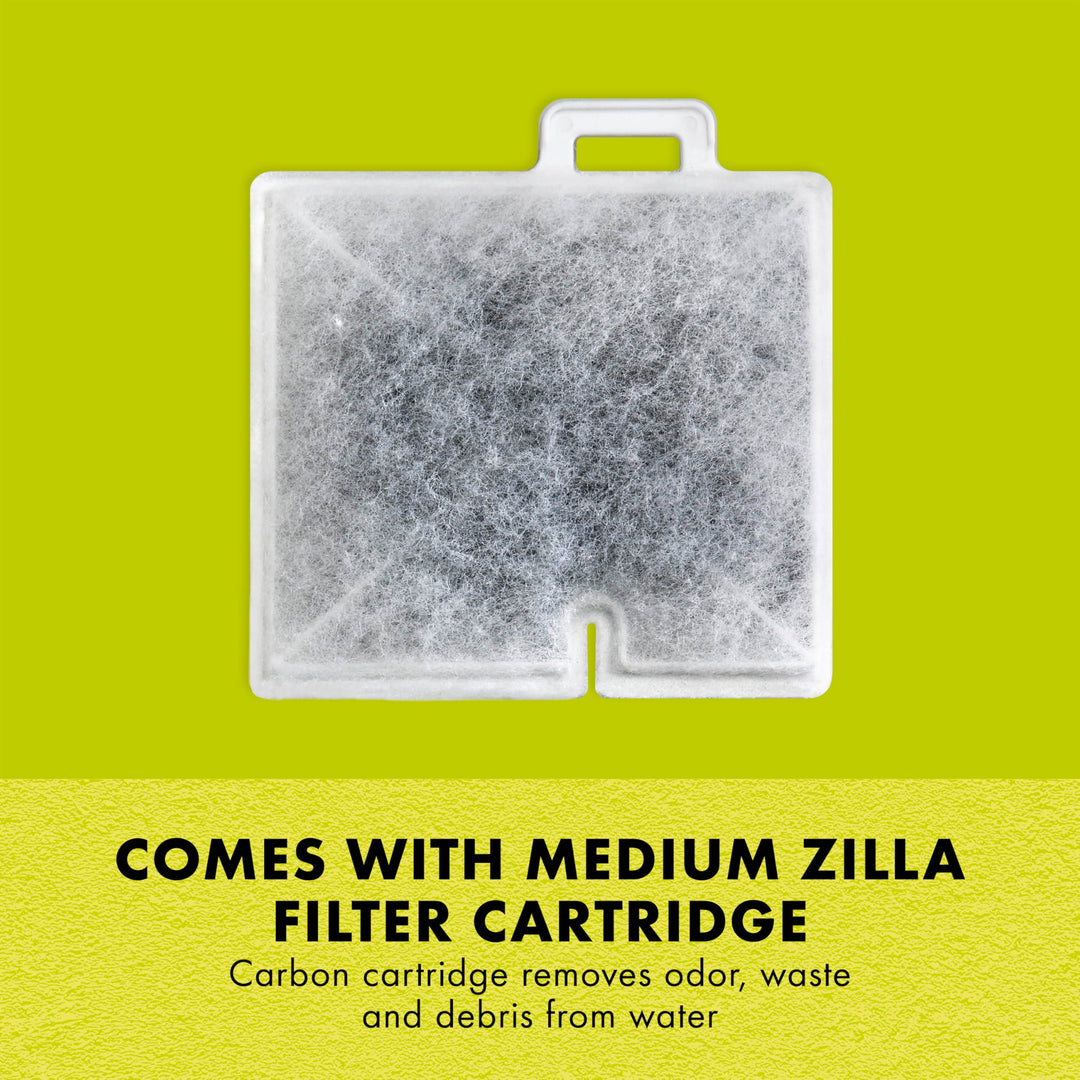 Zilla Aquatic Reptile Internal Filter for Turtles and Amphibians, Medium