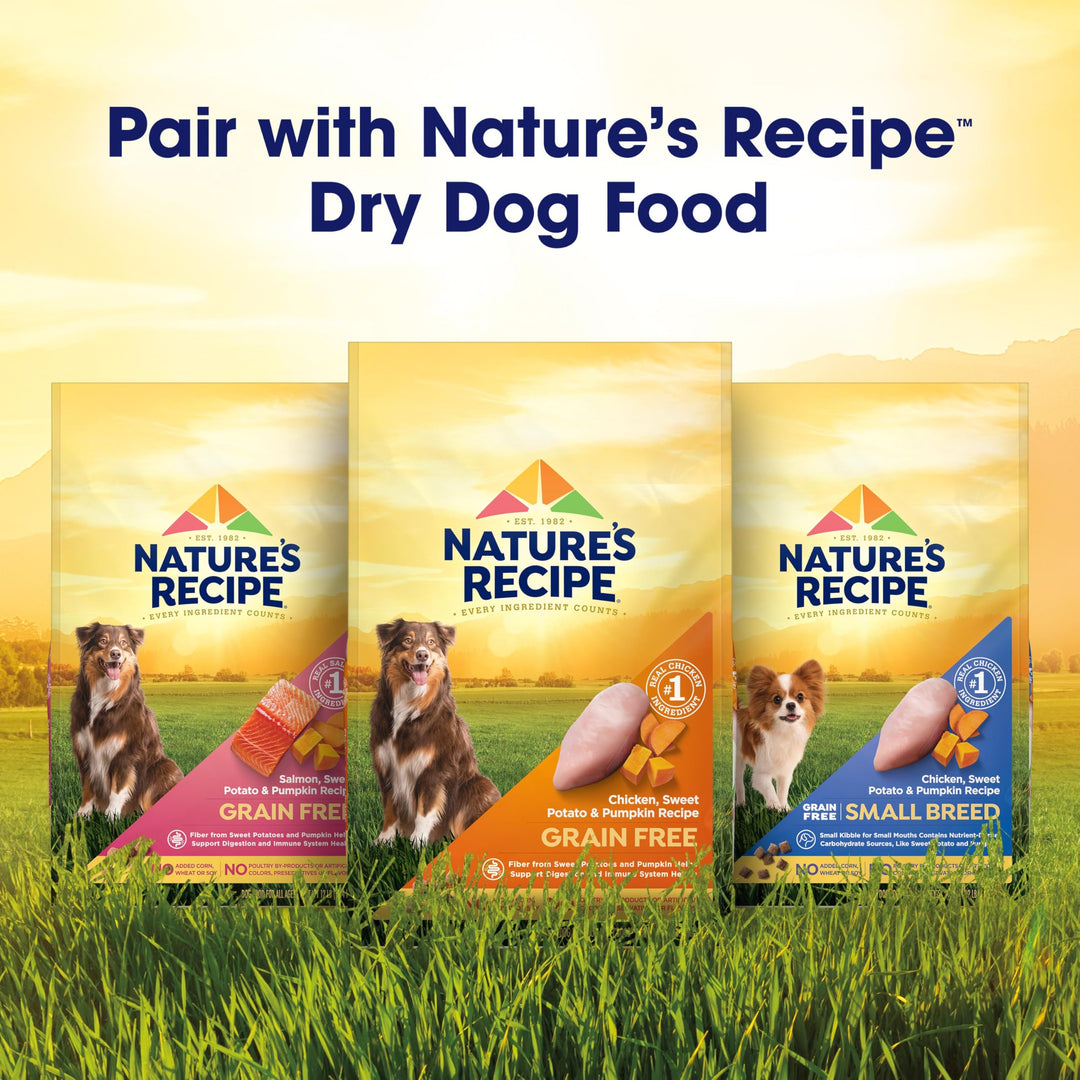Nature’s Recipe Grain Free Wet Dog Food Chicken, 13 oz. Can (Pack of 12)