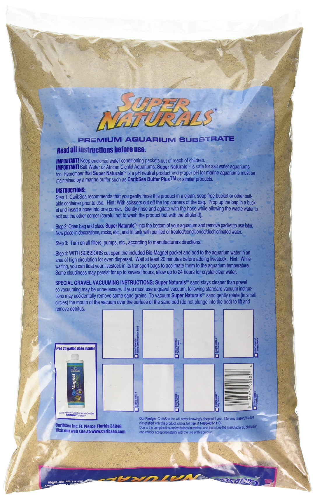CaribSea Super Naturals Aquarium Sand - 20 lb - Sunset Gold - Natural Substrate for Freshwater Aquariums, Enhances Aquascaping &amp; Promotes Healthy Aquatic Habitat