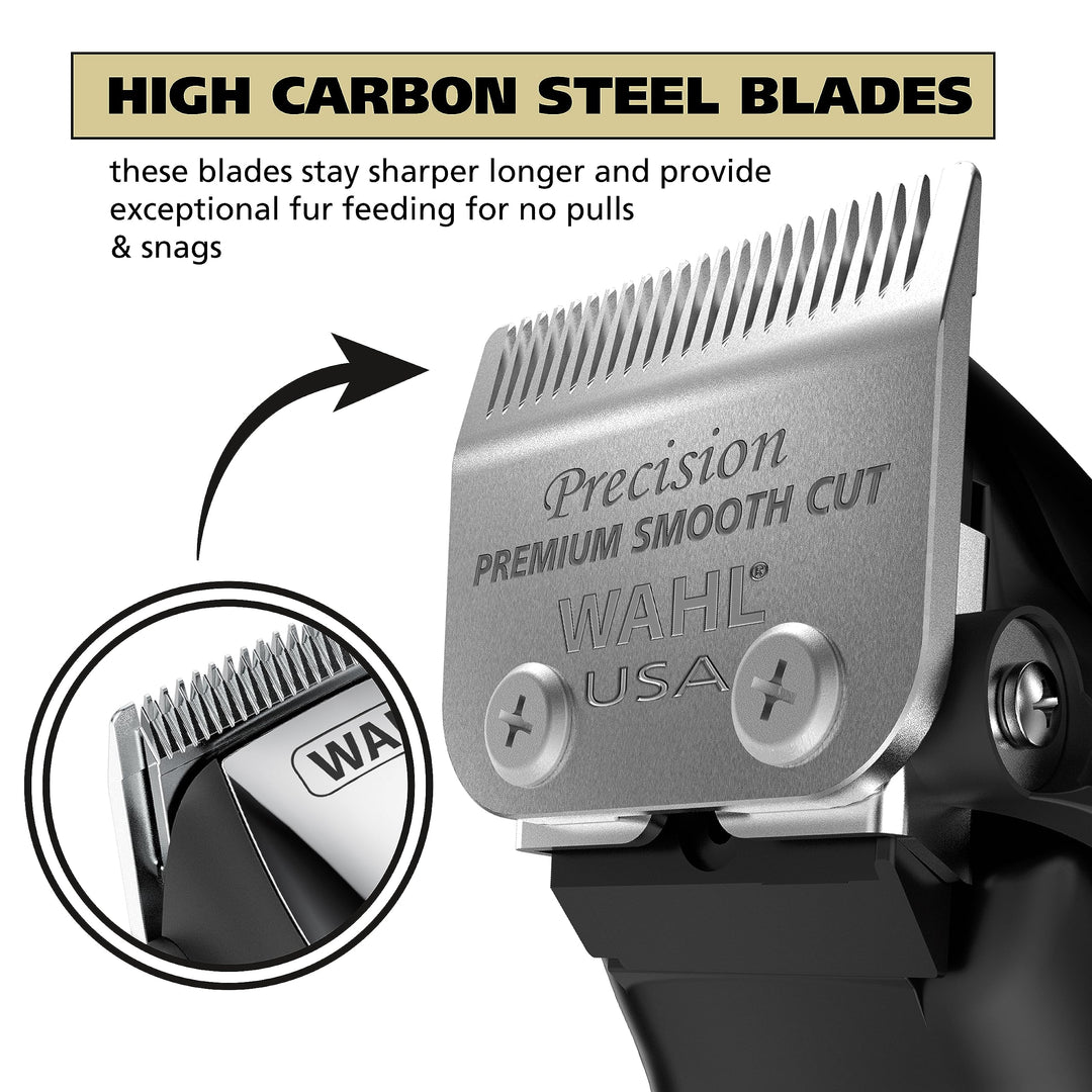 Wahl USA Heavy Duty Compact Quiet Pro Corded Dog Clippers for Home Grooming
