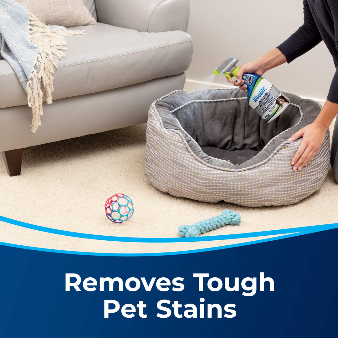 Bissell Woolite Advanced Pet Stain &amp; Odor Remover + Sanitize, 11521 (22fl oz)