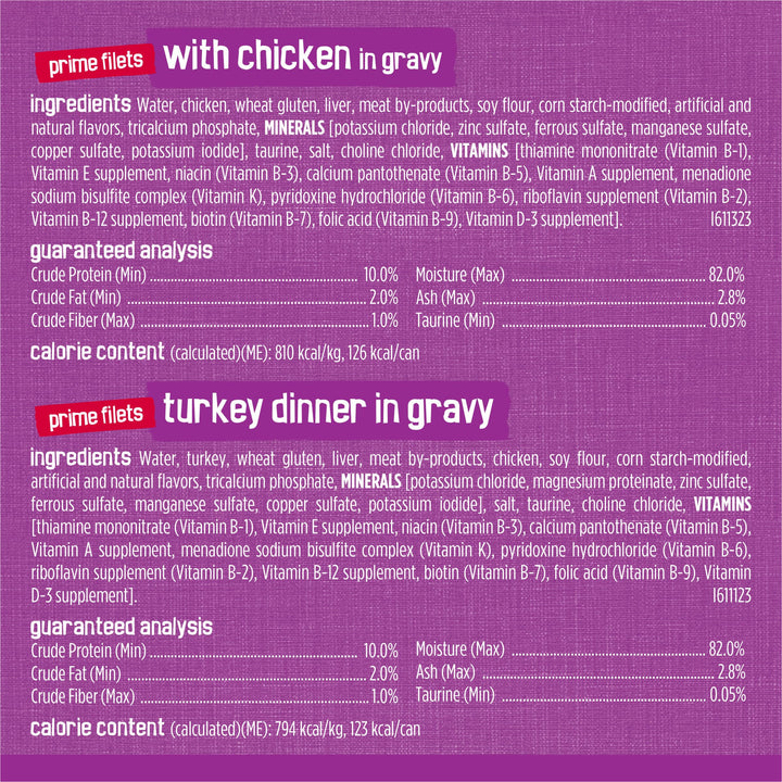 Purina Friskies Wet Cat Food Variety Pack, Poultry, (32) 5.5 oz Cans