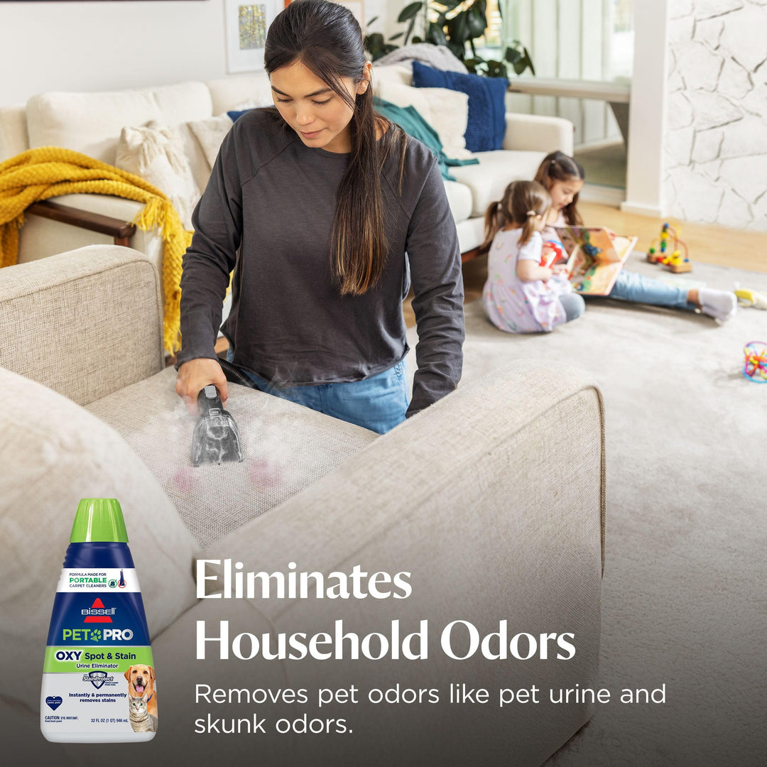 Bissell PET PRO OXY Spot &amp; Stain Formula for Portable Carpet Cleaners, 32 oz., 2034
