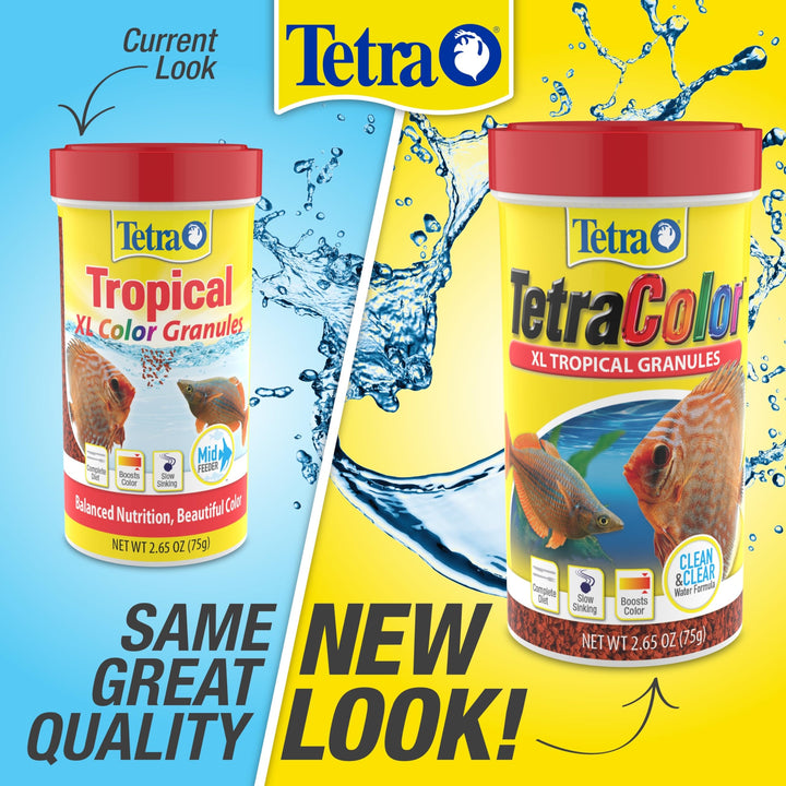 Tetra Tropical Granules, 10.58 Oz, Pack of 3 | Natural Color Enhancer
