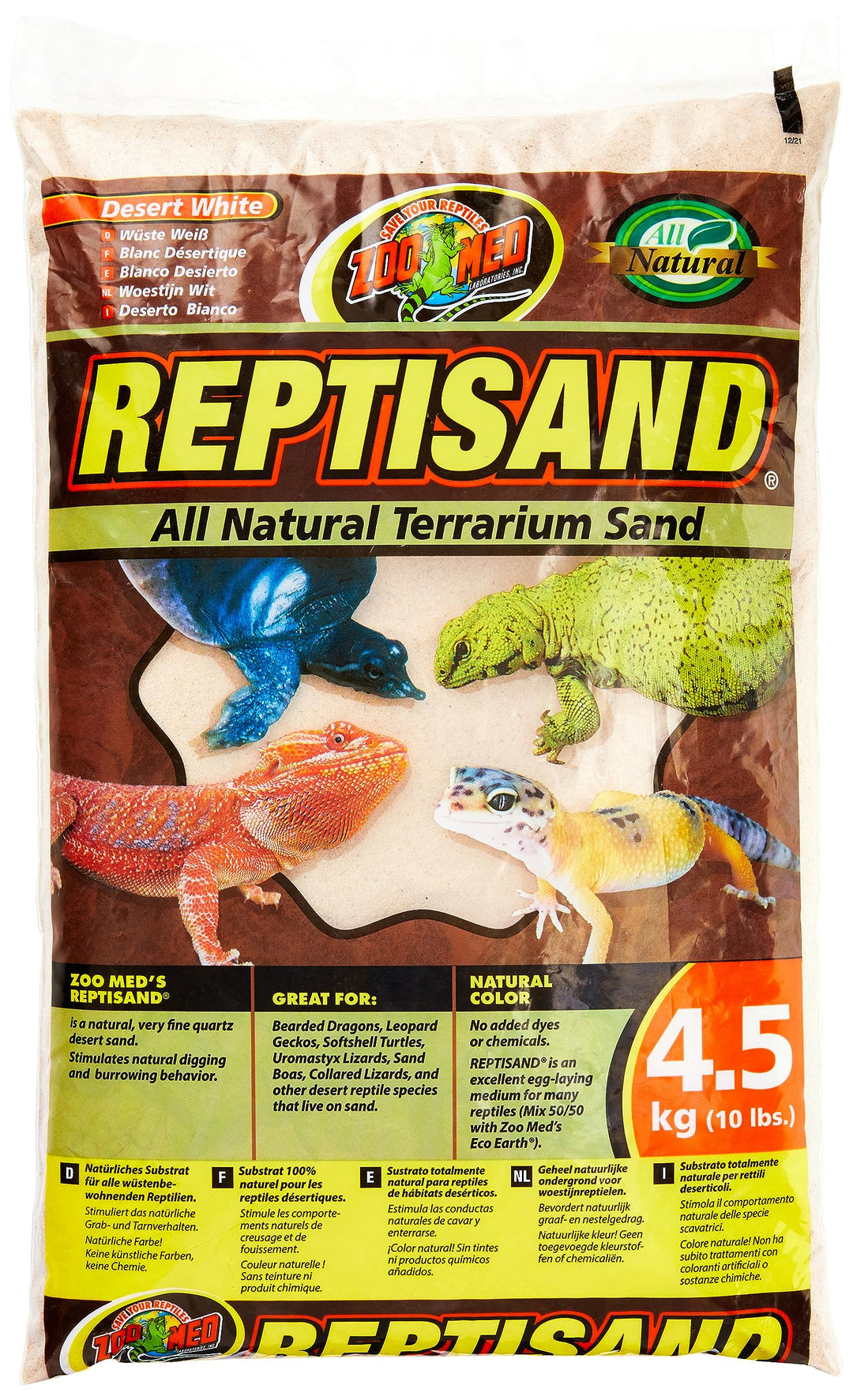 Zoo Med ReptiSand®, 10 Pounds, Desert White