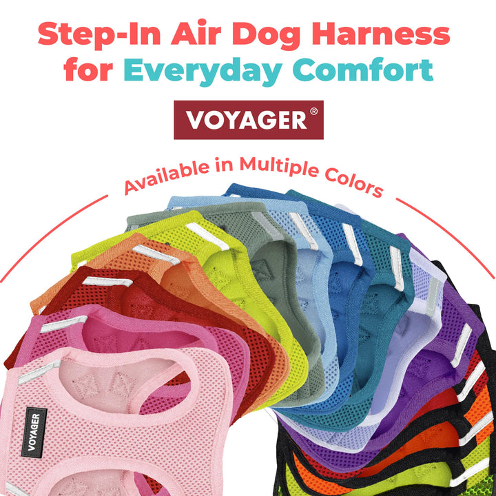 Voyager Step-in Air Dog Vest Harness - Pink, Small