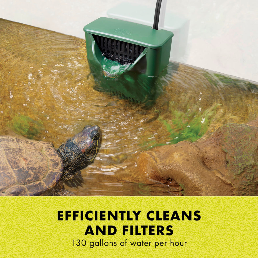 Zilla Aquatic Reptile Internal Filter for Turtles and Amphibians, Medium