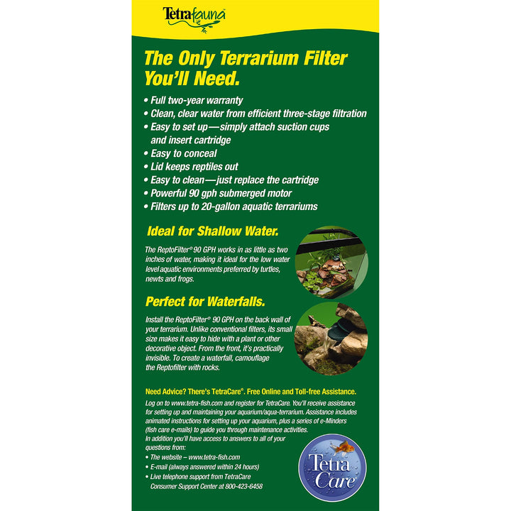 Tetra ReptoFilter Terrarium Filter, 125 GPH
