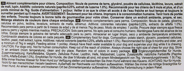 Whimzees Natural Dental Dog Chew Long lasting, Variety Box Mixed Shapes, Small, 56 Pieces