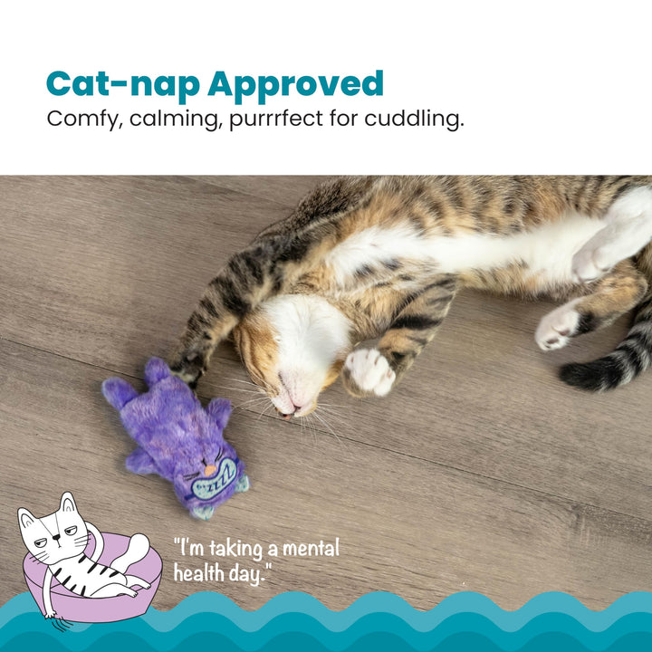 Catstages Purr Pillow Cat Toy – Plush Cat Toy with Touch-Activated Purr for Calming Cats &amp; Kittens