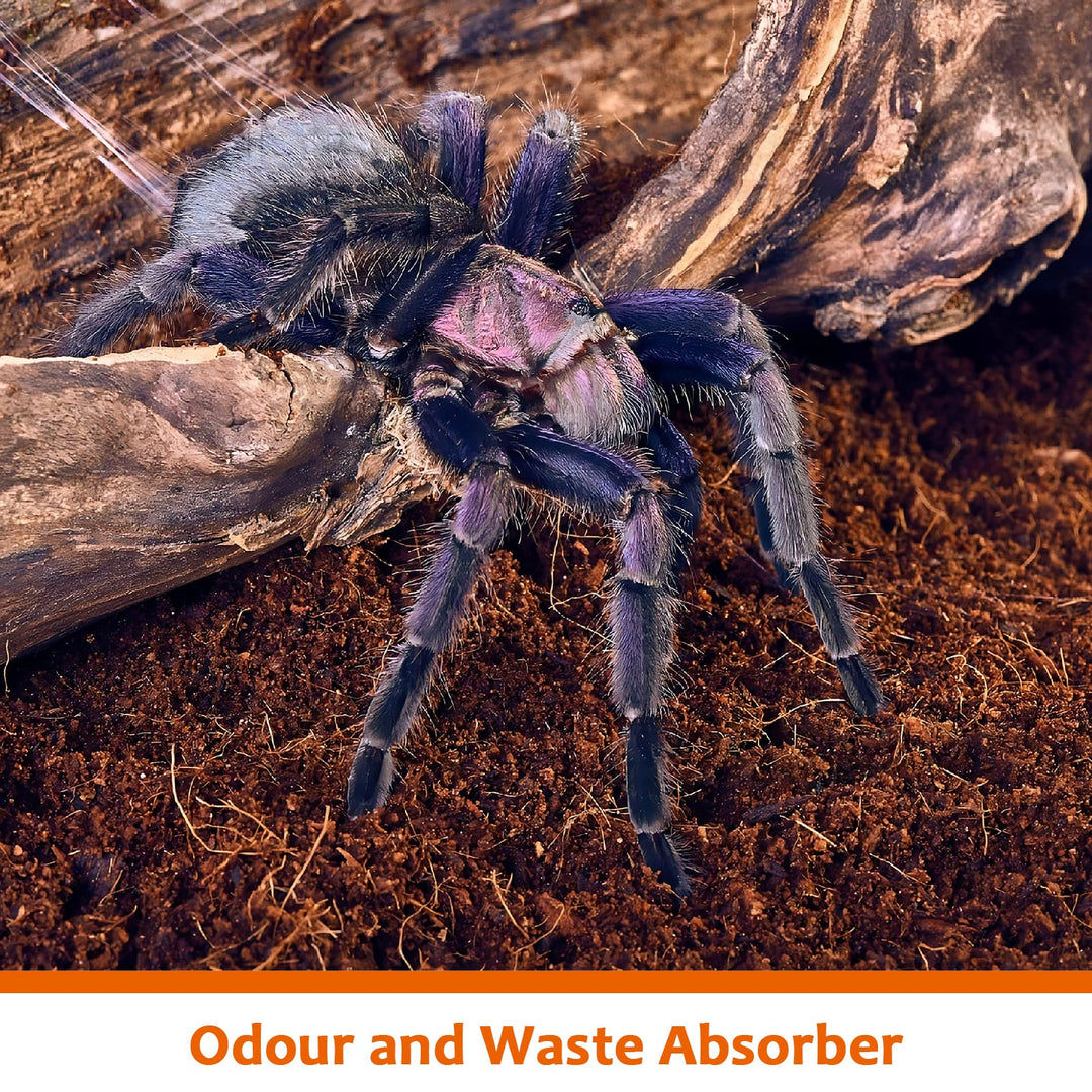Riare 2 Pack Natural Coconut Fiber Substrate, Coco Coir Reptile Bedding