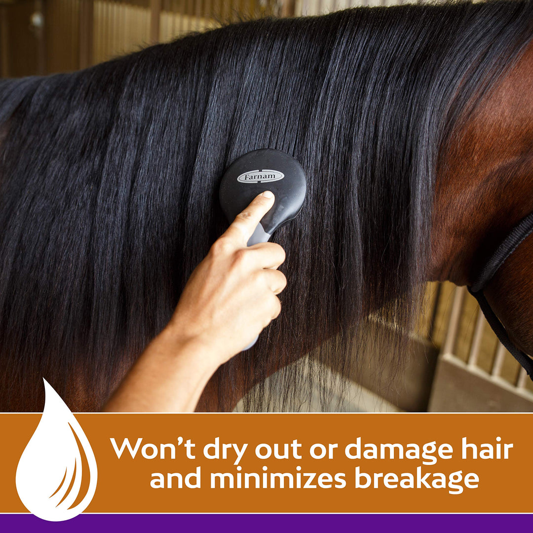 Farnam Vetrolin Shine Coat Conditioner &amp; Shine Spray for Horses &amp; Dogs 32 Ounces (Pack of 2)