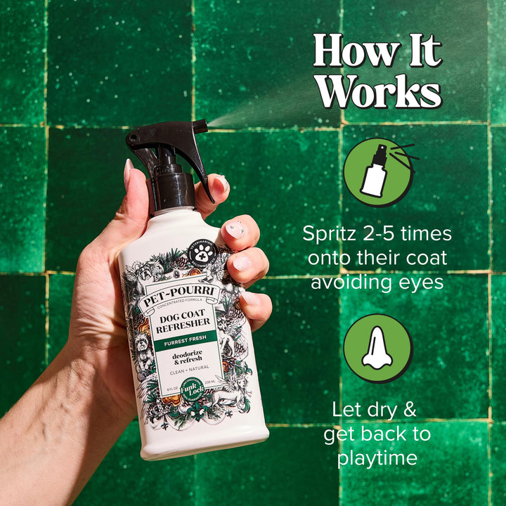 Poo-Pourri Furrest Fresh Dog Deodorizing Spray, 8 Fl Oz