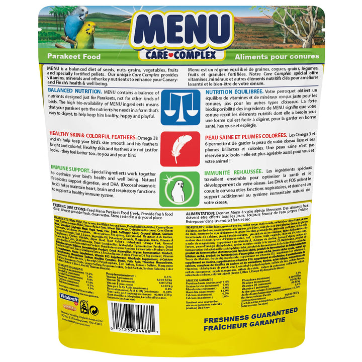 Vitakraft Menu Parakeet Food 2.5 lb.