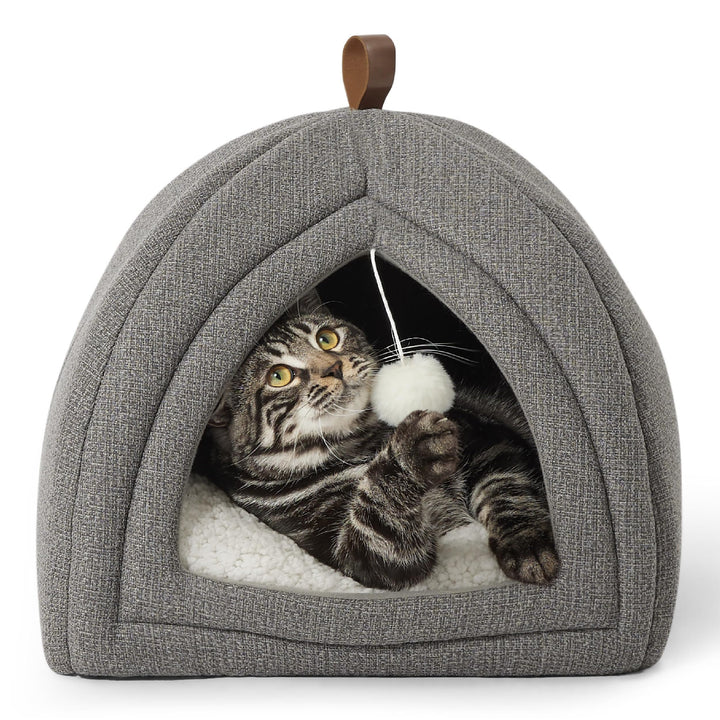 Bedsure 2in1 Cat Beds for Indoor Cats Cave for Kitten with Washable Pillow