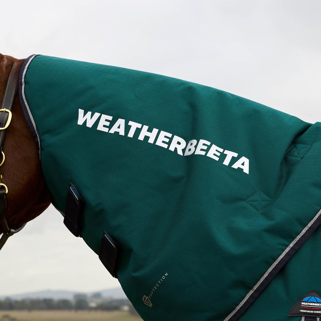 WeatherBeeta ComFiTec Plus Dynamic Turnout Detach-A-Neck 220g, Forest Green/Navy, 78"