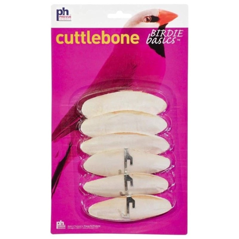 Prevue Cuttlebone Birdie Basics Small 4in. Long - 6 count-