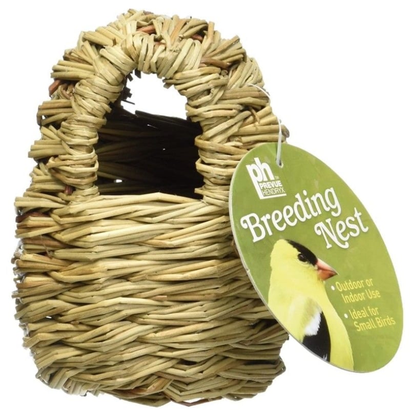 Prevue Finch All Natural Fiber Covered Twig Nest - 1 count-