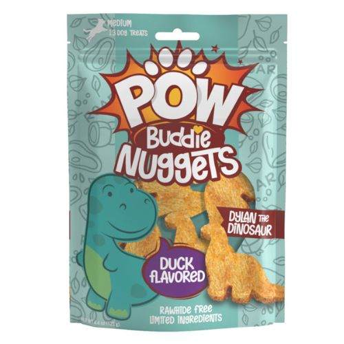 Pow Buddie Nuggets Dog Treats Duck 13pk