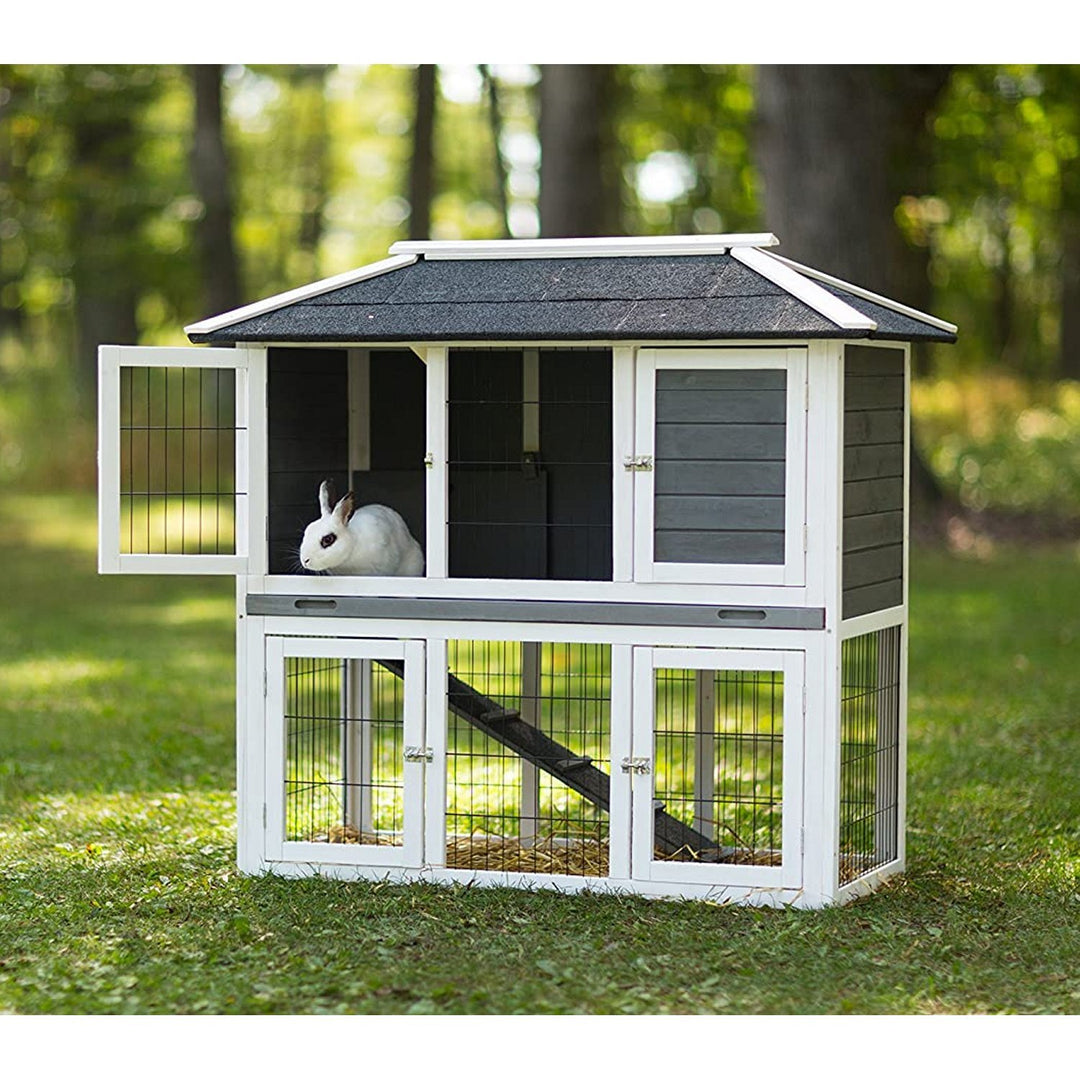 Prevue Pet Products 4601 Duplex Rabbit Hutch-
