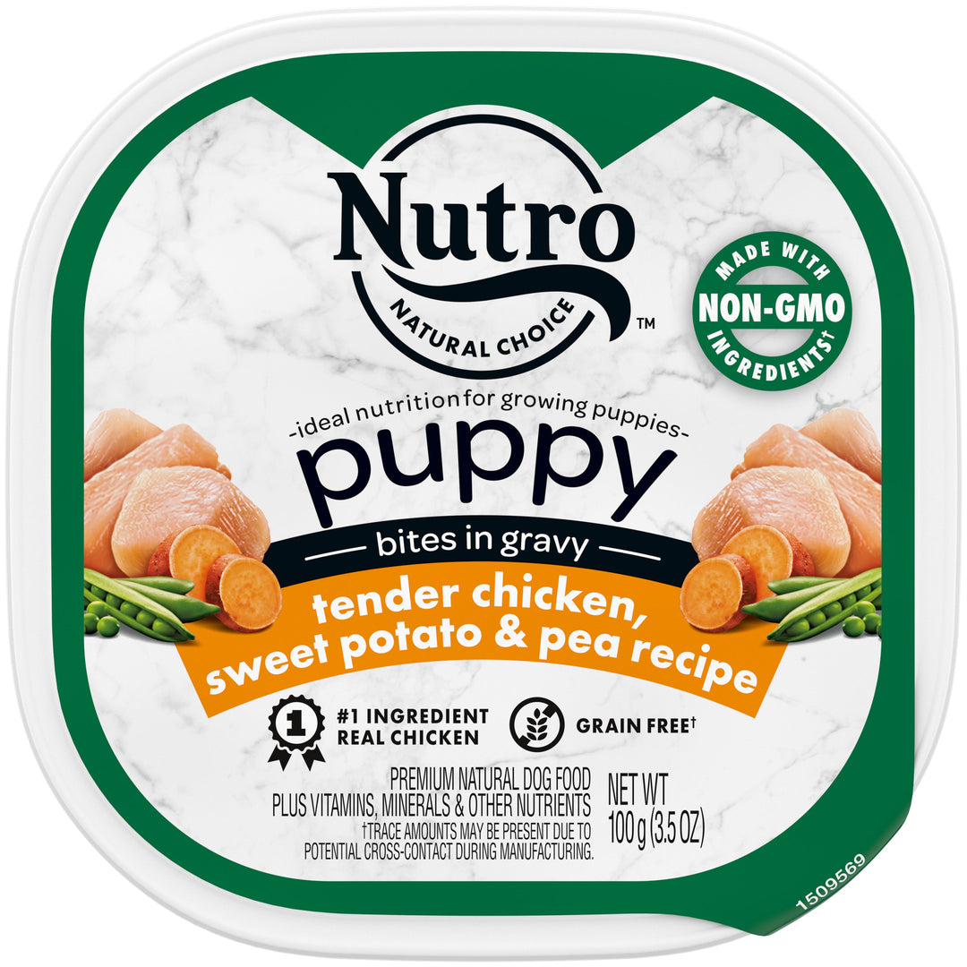 Nutro Products Tender Chicken Oatmeal and Brown Rice Stew Small Breed Puppy Food 24Ea/3.5 Oz  24 Pk