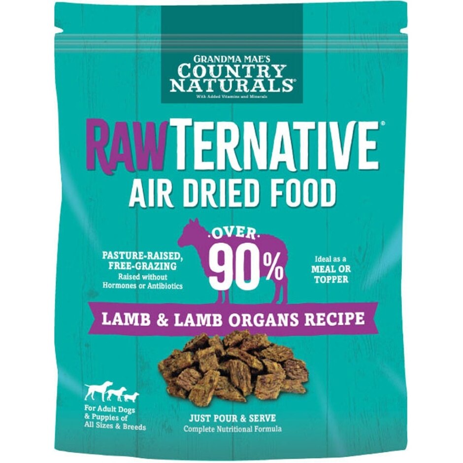 Grandma Mae's Country Naturals RawTernative Air Dried Dry Dog Food Lamb & Lamb Organs 1lb