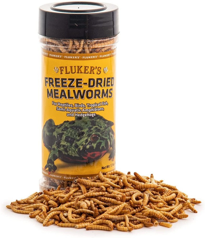 Fluker's Freeze Dried Mealworms Reptile Food - 1.7 oz-