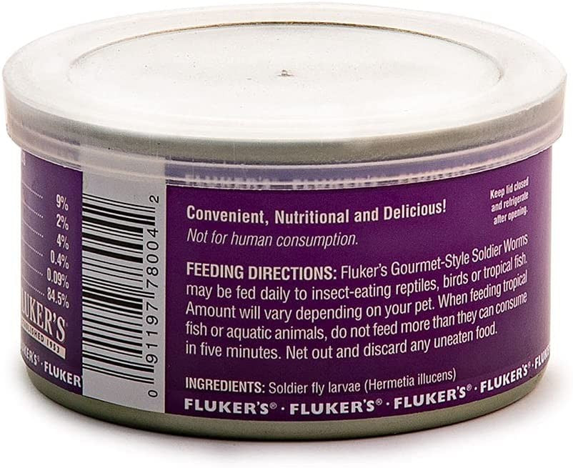 Flukers Gourmet Style Soldier Worms - 1.2 oz