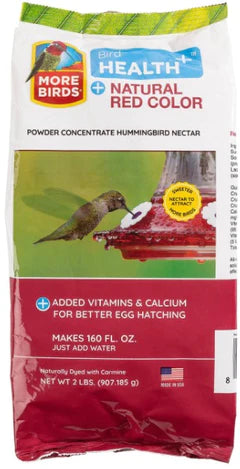 More Birds Health Plus Natural Red Hummingbird Nectar Powder Concentrate-2 lb-