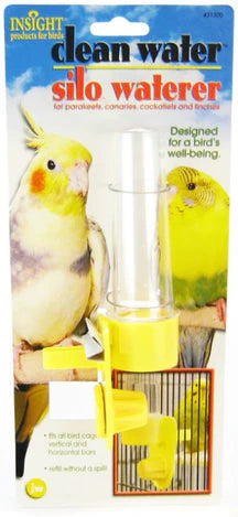 JW Pet Insight Clean Water Silo Waterer for Birds-Small - 1 count-