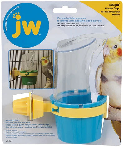 JW Pet Insight Clean Cup for Birds-Medium - 1 count-