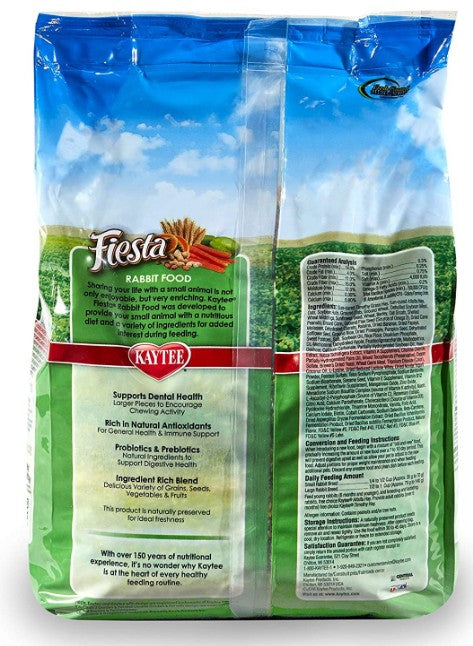 Kaytee Fiesta Gourmet Variety Diet Rabbit - 6.5 lb-