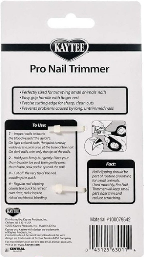 Kaytee Pro Nail Trimmer - Small Animal - Nail Trimmer