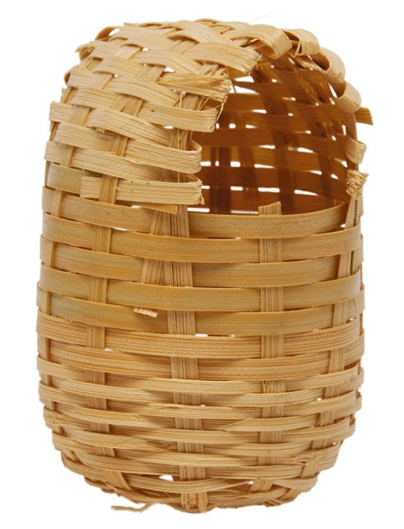 Kaytee Nature's Nest Bamboo Nest - Finch - Regular - (3.75in.L x 3.75in.W x 4.5in.H)-