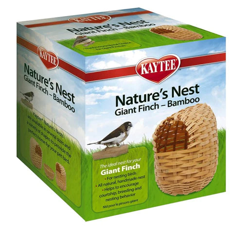 Kaytee Natures Nest Bamboo Finch Nest-Giant - 1 count-