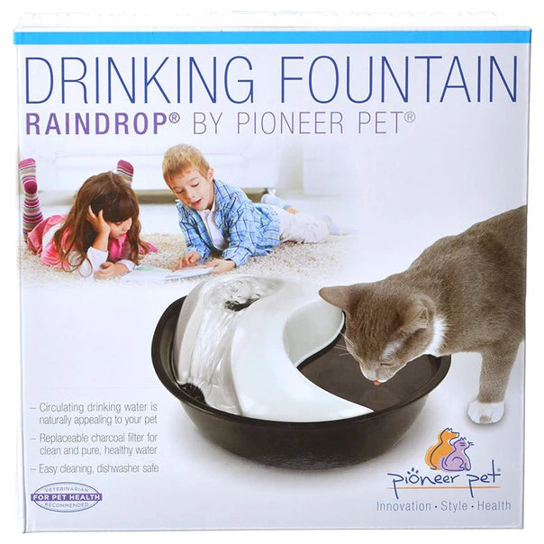 Pioneer Pet Raindrop Plastic Drinking Fountain