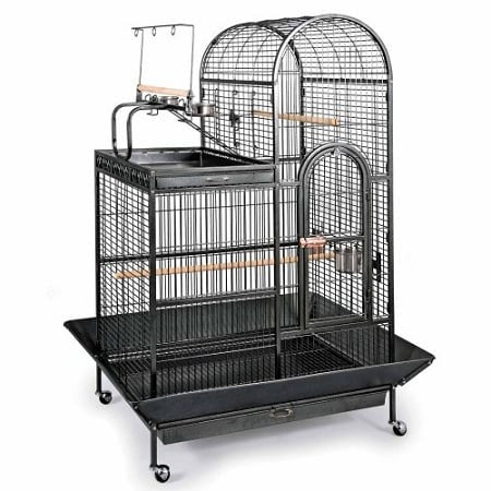 Deluxe Parrot Dometop Cage with Playtop-