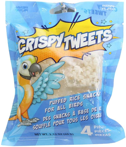 Penn Plax Crispy Tweets Puffed Rice Bird Snack