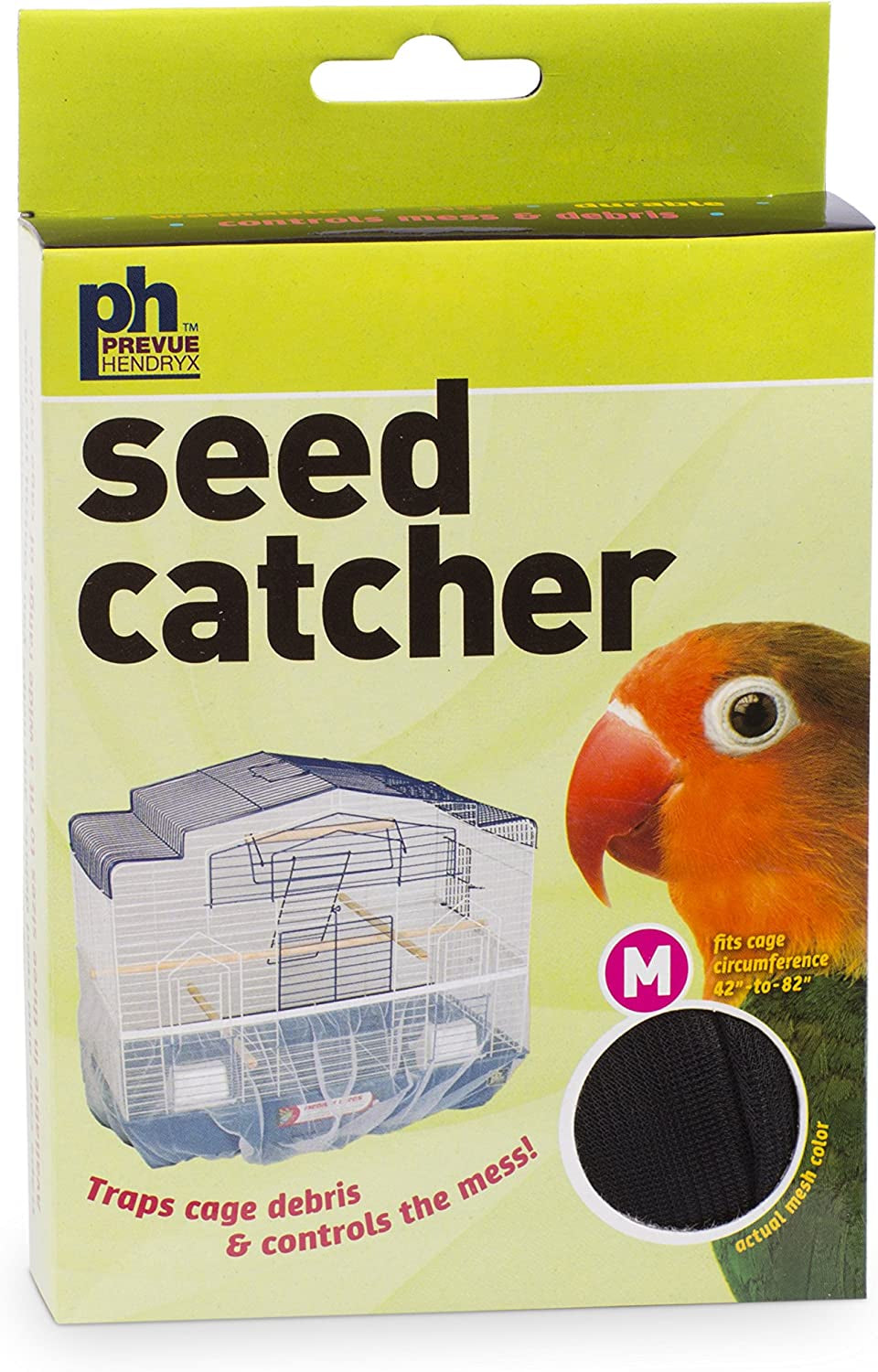 Prevue Seed Catcher Traps Cage Debris and Controls the Mess - Medium - 1 count-