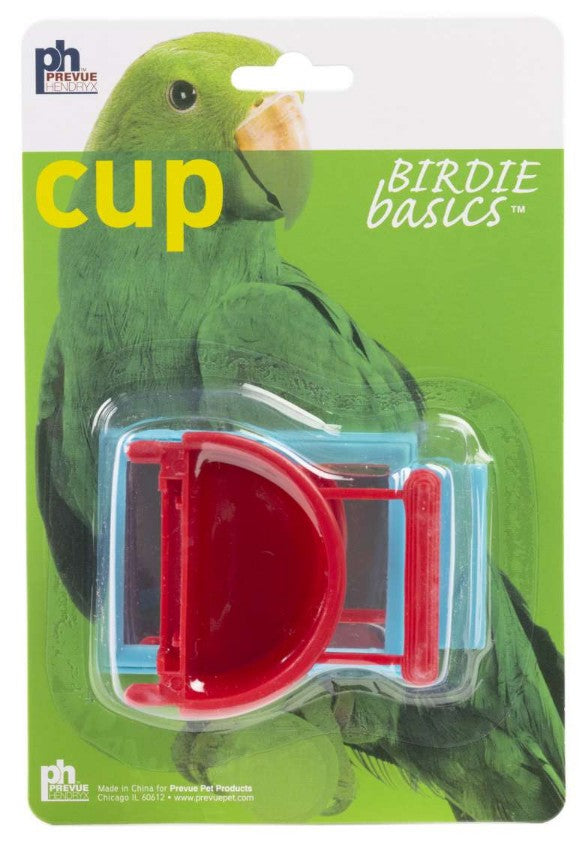 Prevue Birdie Basics Cup with Mirror - 1 Pack - 1.5 oz - (Assorted Colors)-