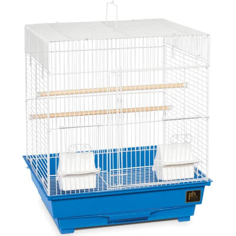 Prevue Square Top Bird Cage Assorted Colors-Small - 1 count-