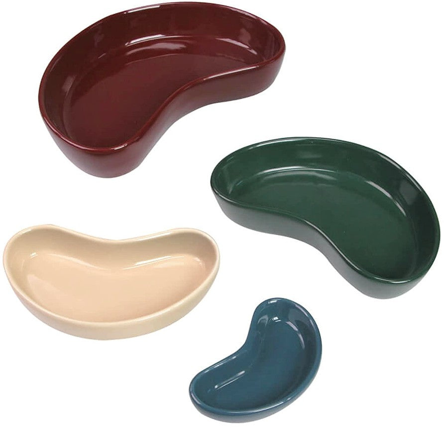 Zilla Kidney Shaped Terrarium Dish - Food or Water - Medium - 5.25" Long - (Assorted Colors)