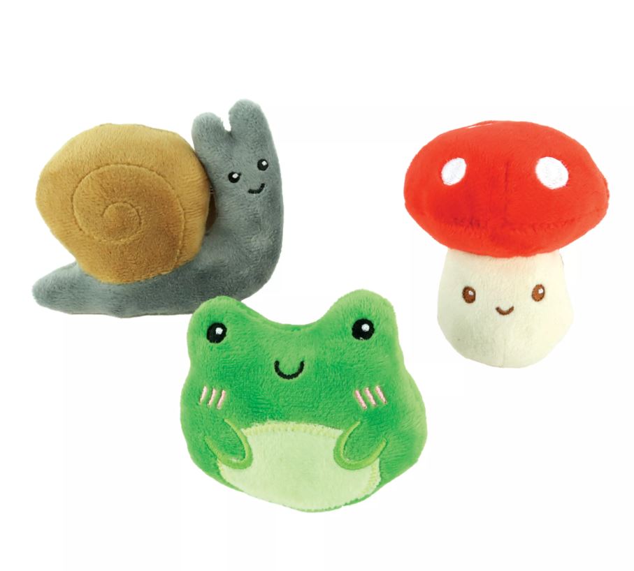 Coastal Li'l Pals 3 Pack Dog Toy Combo-Secret Garden